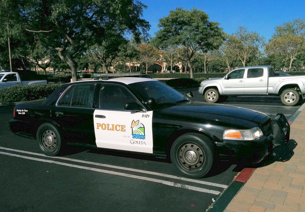 Goleta Police Ford Crown Victoria, Goleta, California. So Cal Metro