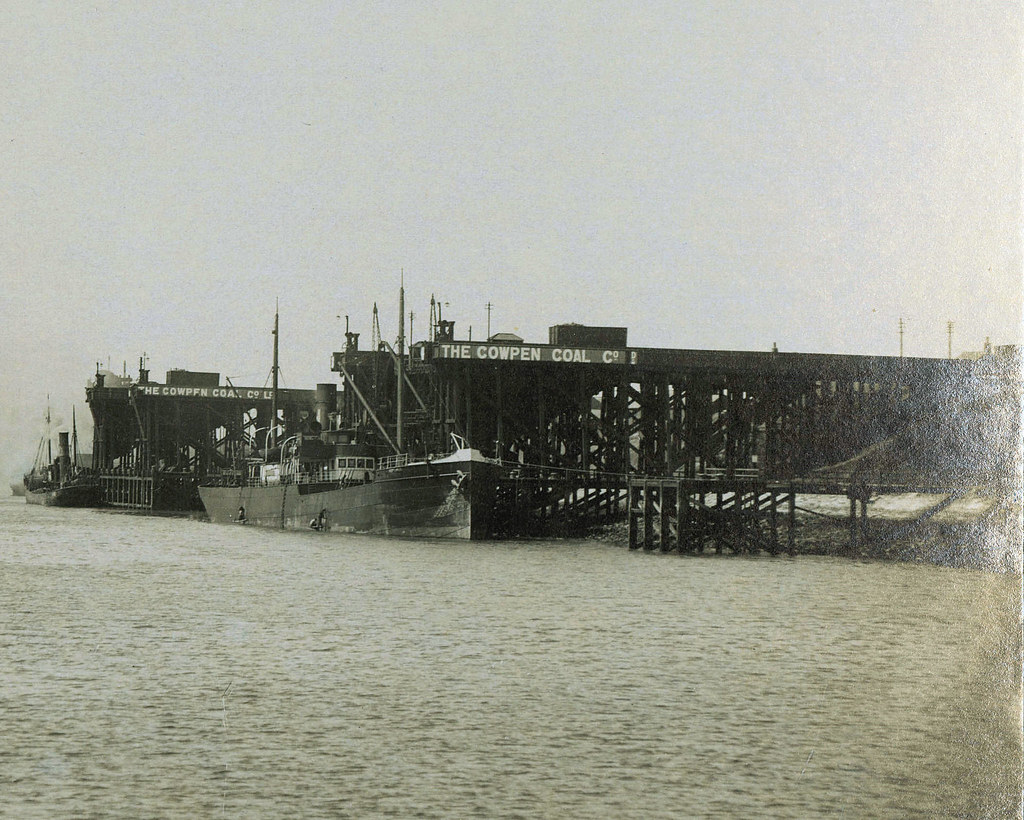 Blyth 1920. Cowpen Coal Company staithes Billy Embleton Flickr