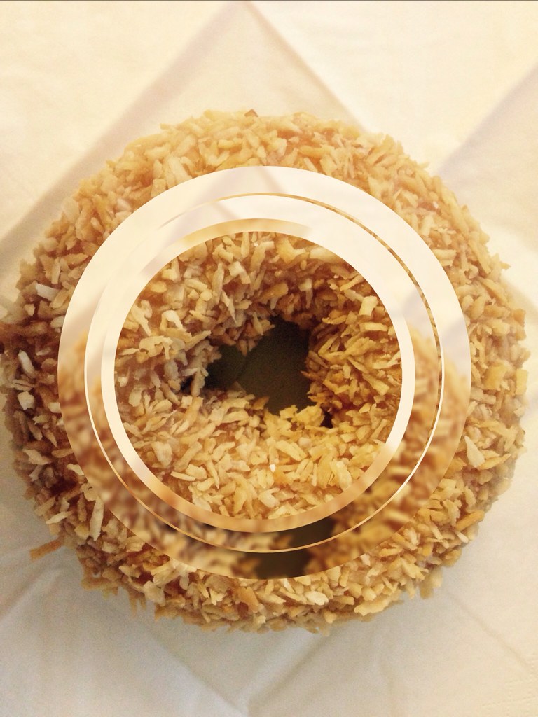 Dunkin' Donut Roasted Coconut Donut! Photo of this delicio… Flickr