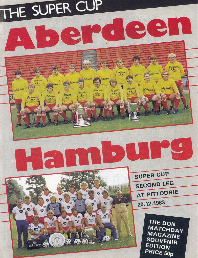 Aberdeen vs SV Hamburg European Super Cup Final 1983 Flickr