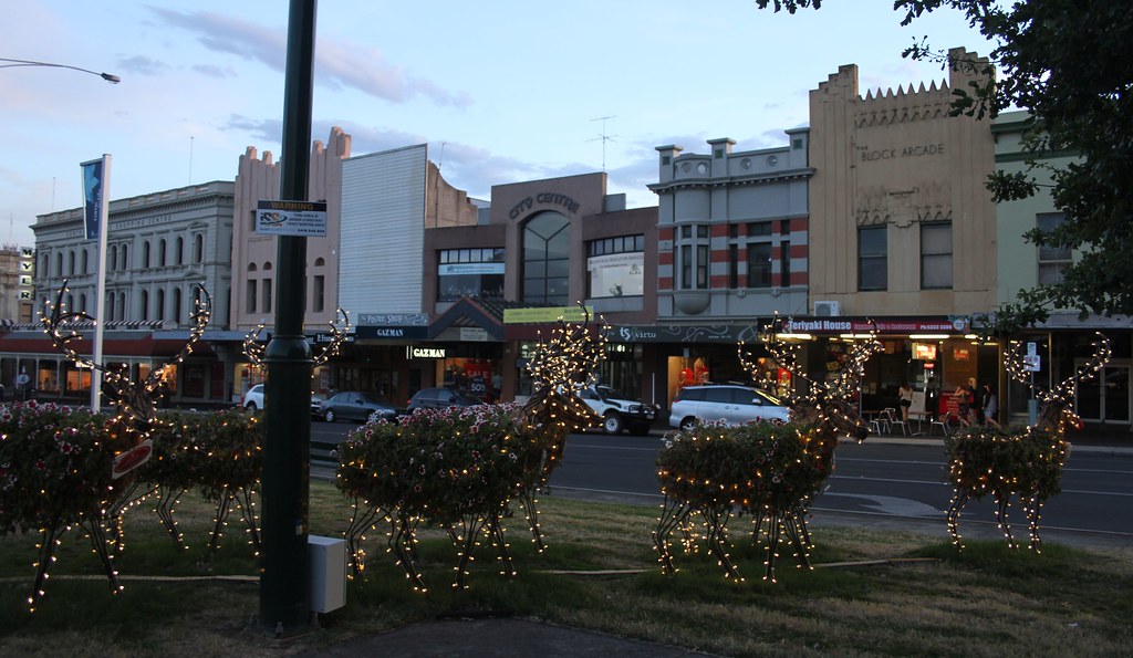 Reindeer Ballarat Xmas Decorations along Sturt St Stu Rapley Flickr