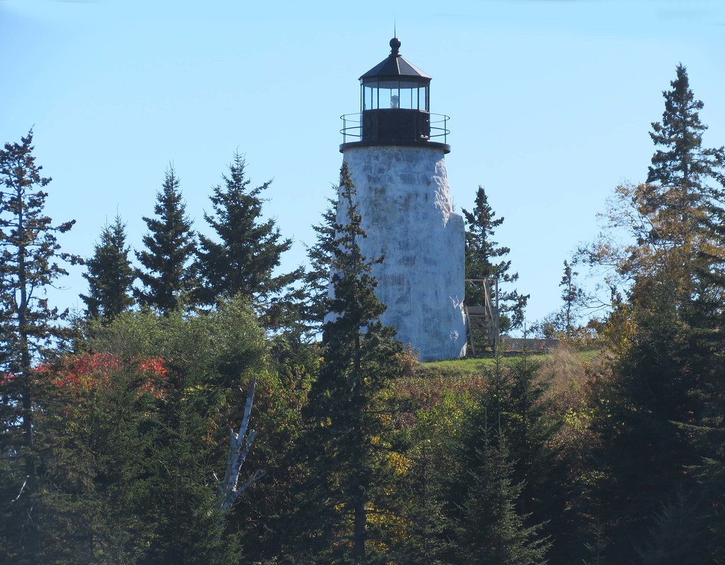 Eagle Island lighthouse, Penobscot Bay, Maine Located on a… Flickr