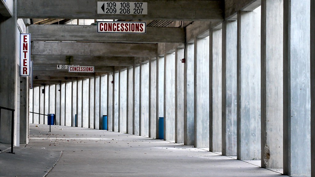 Concession Lines Tad Gormley Stadium in New Orleans KiGos Flickr