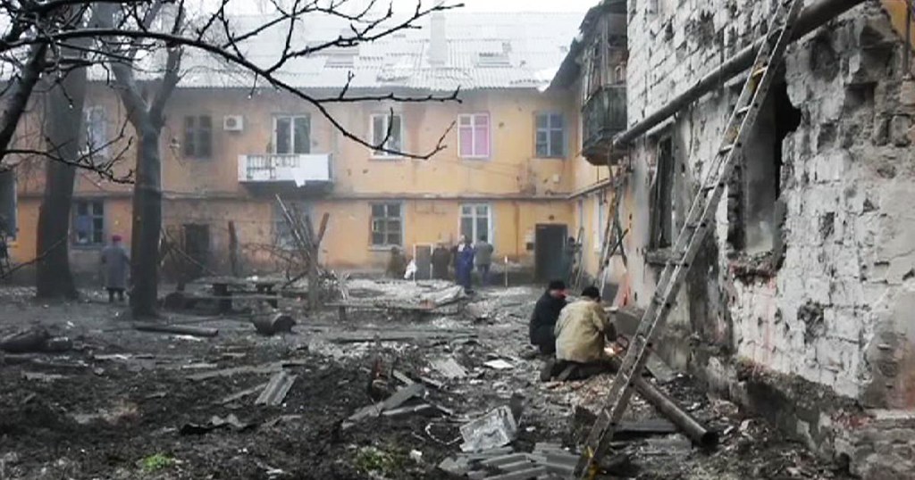 voltage again. In eastern ukraine city of