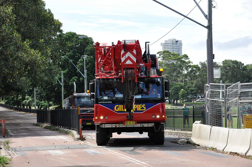 Albert Cotter Pedestrian Bridge and cycleway, Moore Park … Flickr