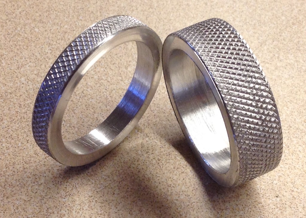 Knurled headset spacers, 1" Can't buy them anymore? Easy e… Flickr