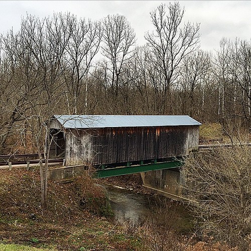 Lee's Creek (aka Dover) Covered Bridge is located near May… Flickr