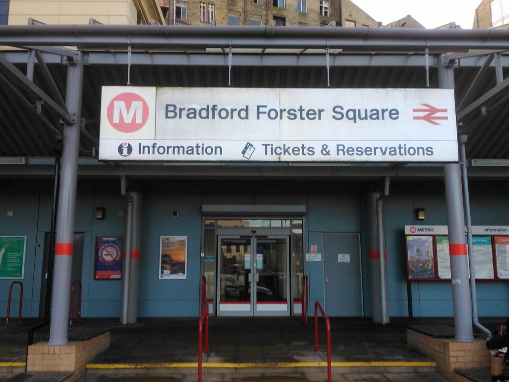 Bradford Forster Square to Bradford Interchange by rail... via Austria