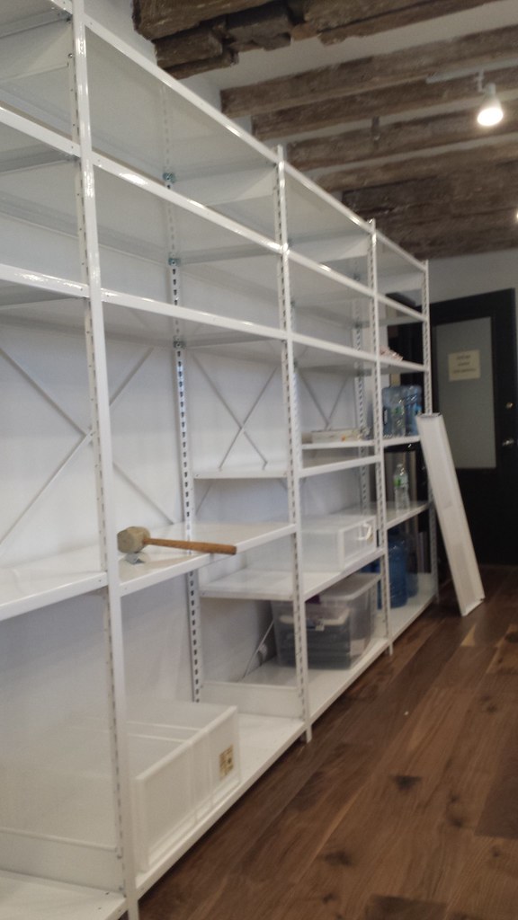 White Steel Shelving Chrystie St NYC White Steel Shelving … Flickr