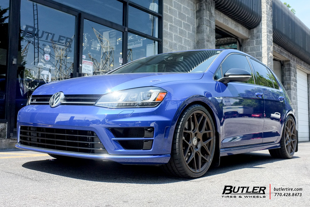 VW Golf R with 19in HRE FF01 Wheels and Michelin Pilot Super Sport