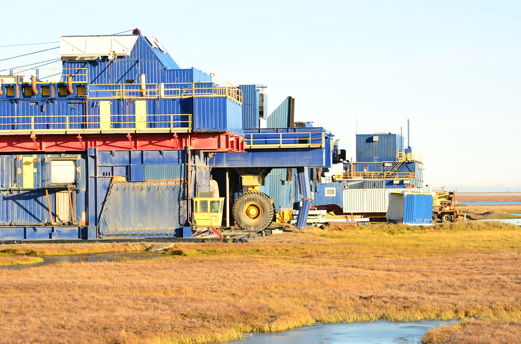 Drilling rig, Prudhoe Bay This rig has been out of action,… Flickr