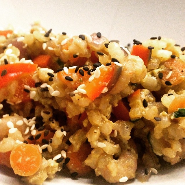 Fried rice. The ultimate "before the veg goes bad" meal. Flickr