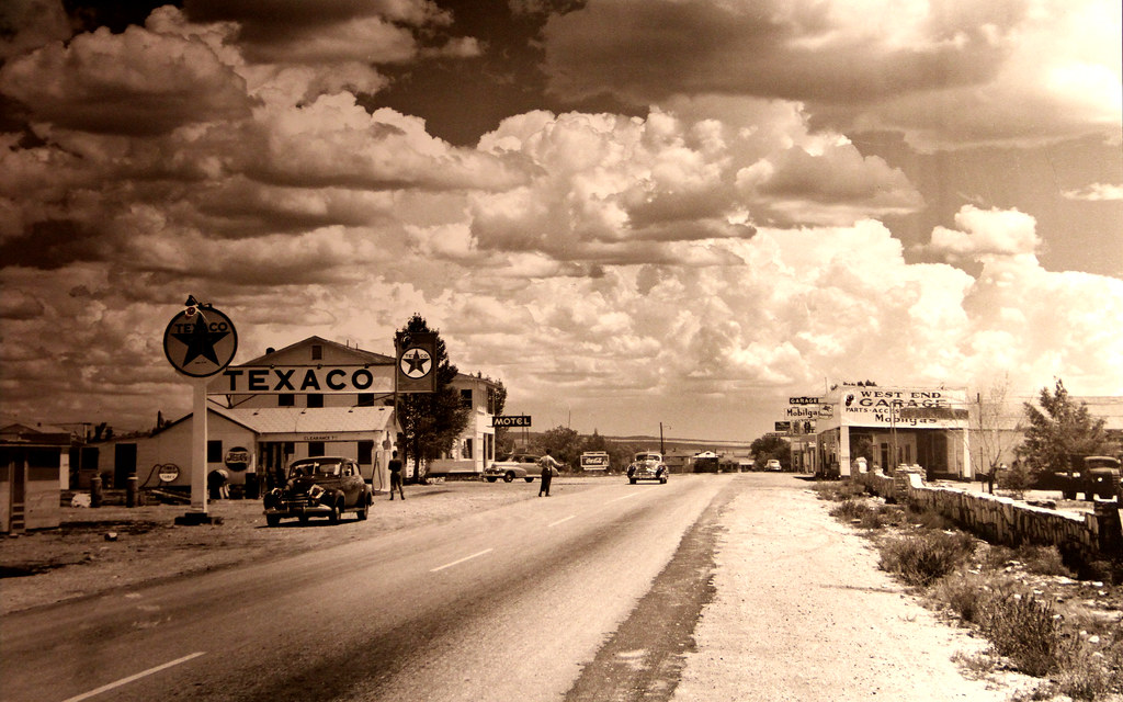 77b Seligman AZ Texaco Gas Station on Route 66 by Andrea… Flickr