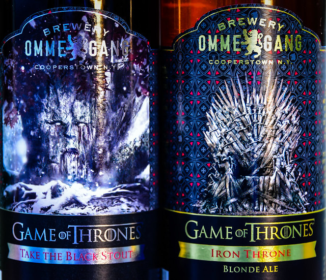 Ommegang Brewery Game of Thrones Take The Black Stout and Iron Throne