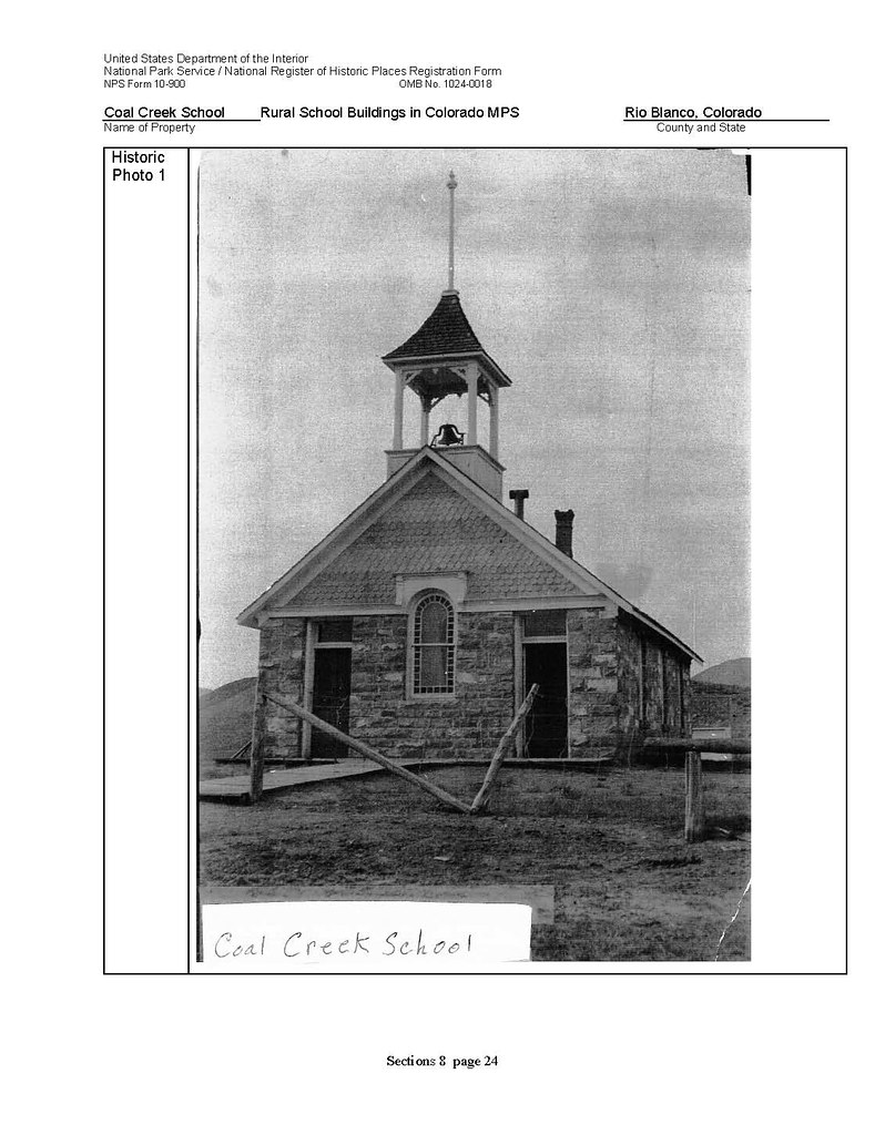 Coal Creek School Meeker, Colorado Listed 7/18/2014 Refere… Flickr
