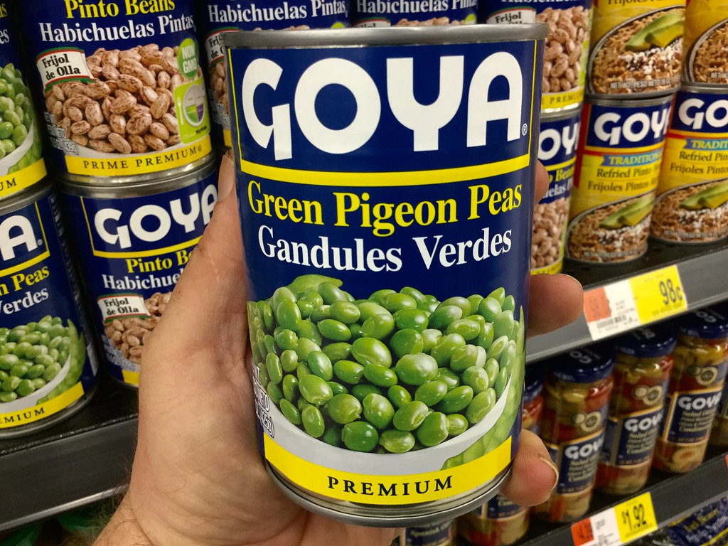Goya, Green Pigeon Peas Goya Pigeon Peas, 5/2016 Walmart, … Flickr
