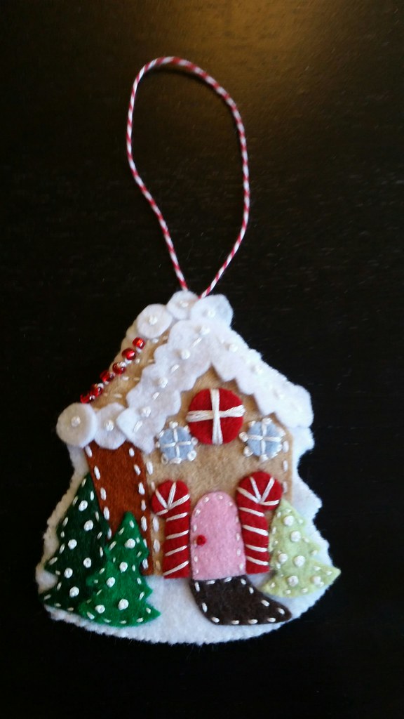 Gingerbread House Ornament Jaime Klink Flickr