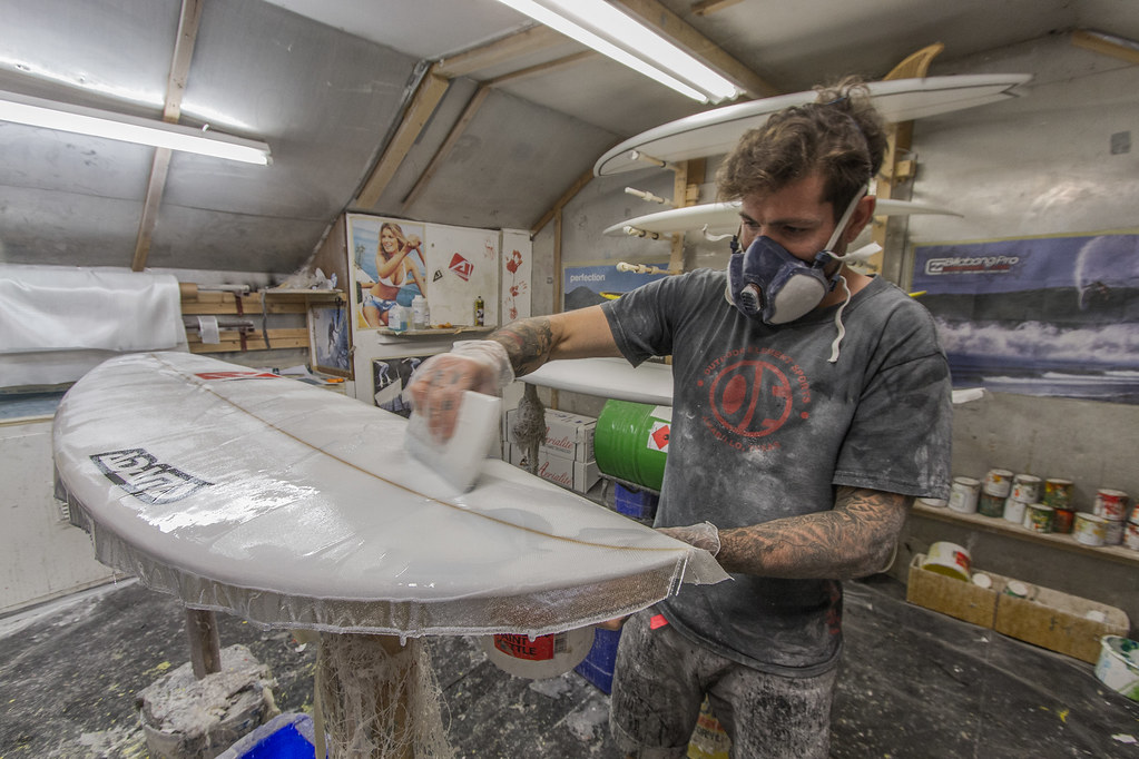 The surf board shapers The family at Adams surfboards, a s… Flickr