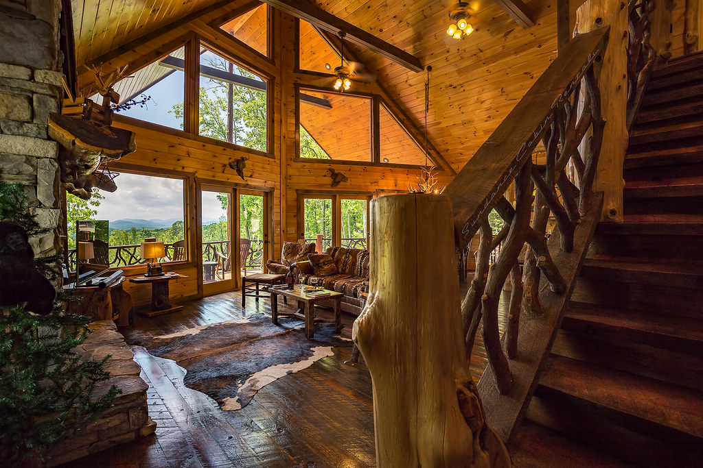 Big Timber Cabin rental in Mineral Bluff, GA Tom Stone Flickr
