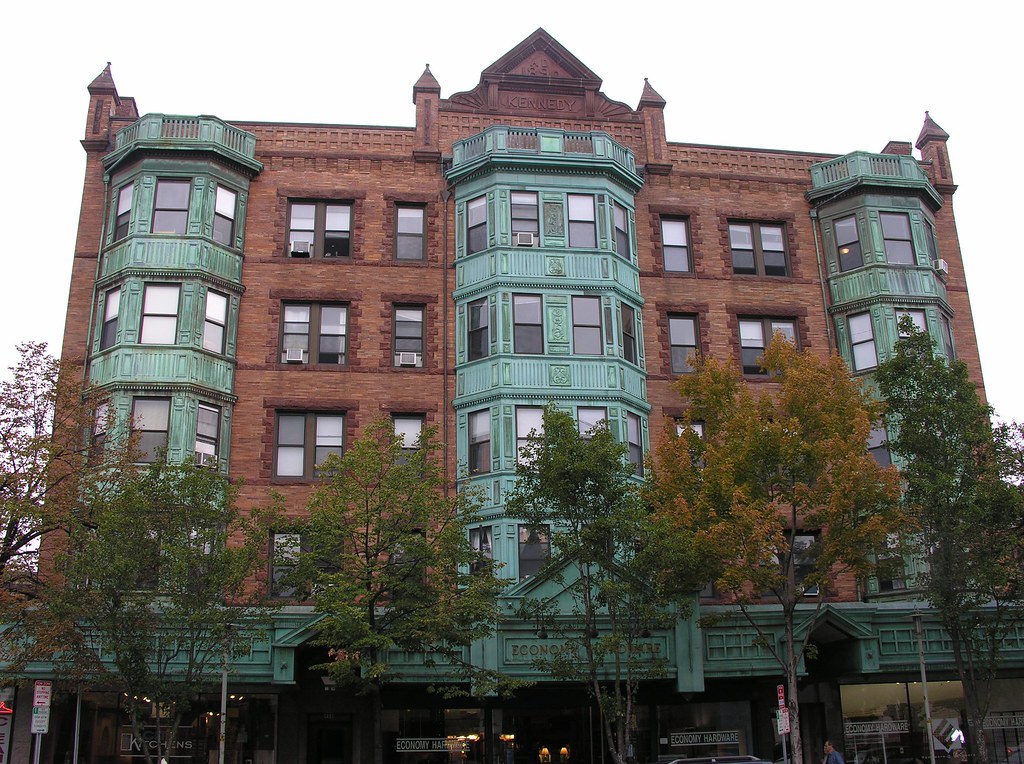 Kennedy Building, Mass Ave Cambridge, 1890 David Coviello Flickr