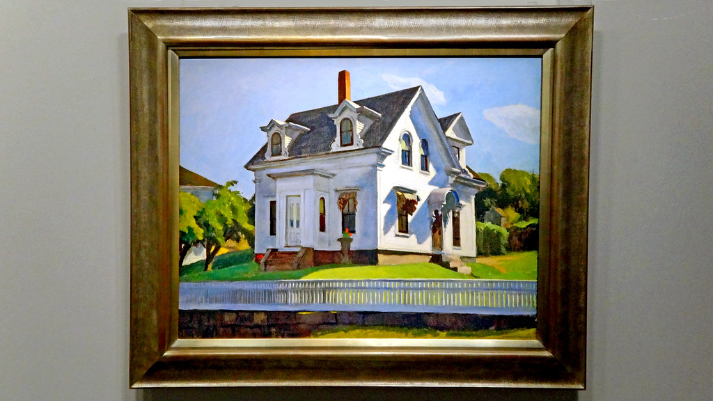 Edward Hopper. Hodgkin's House 1928. JeanPaul Margnac Flickr