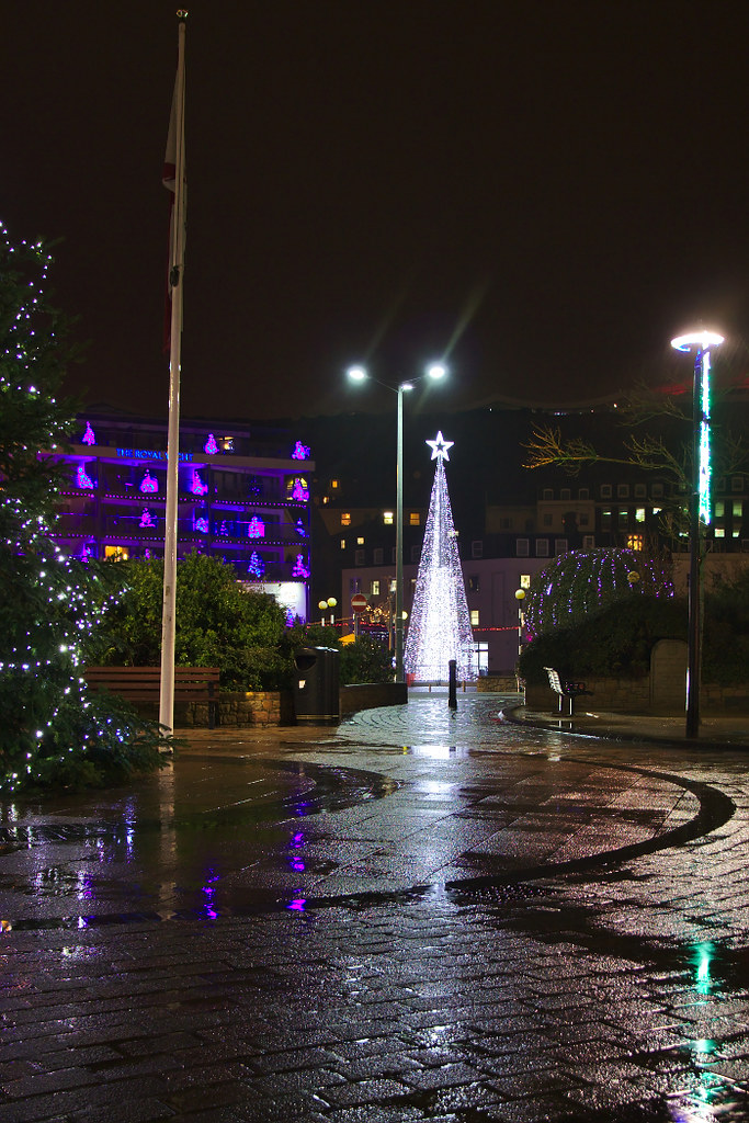 Christmas lights 6 St Helier Jersey, Christmas lights Paul Herbert
