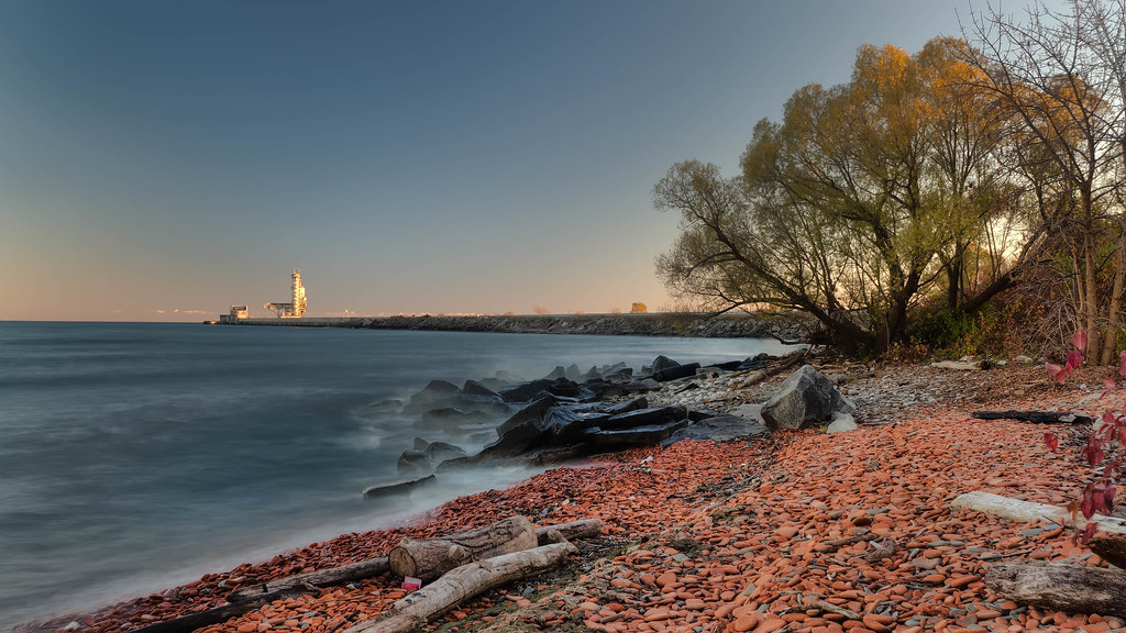 Lake Ontario Sunset Taken at Lakeside Park in Mississauga Mustang