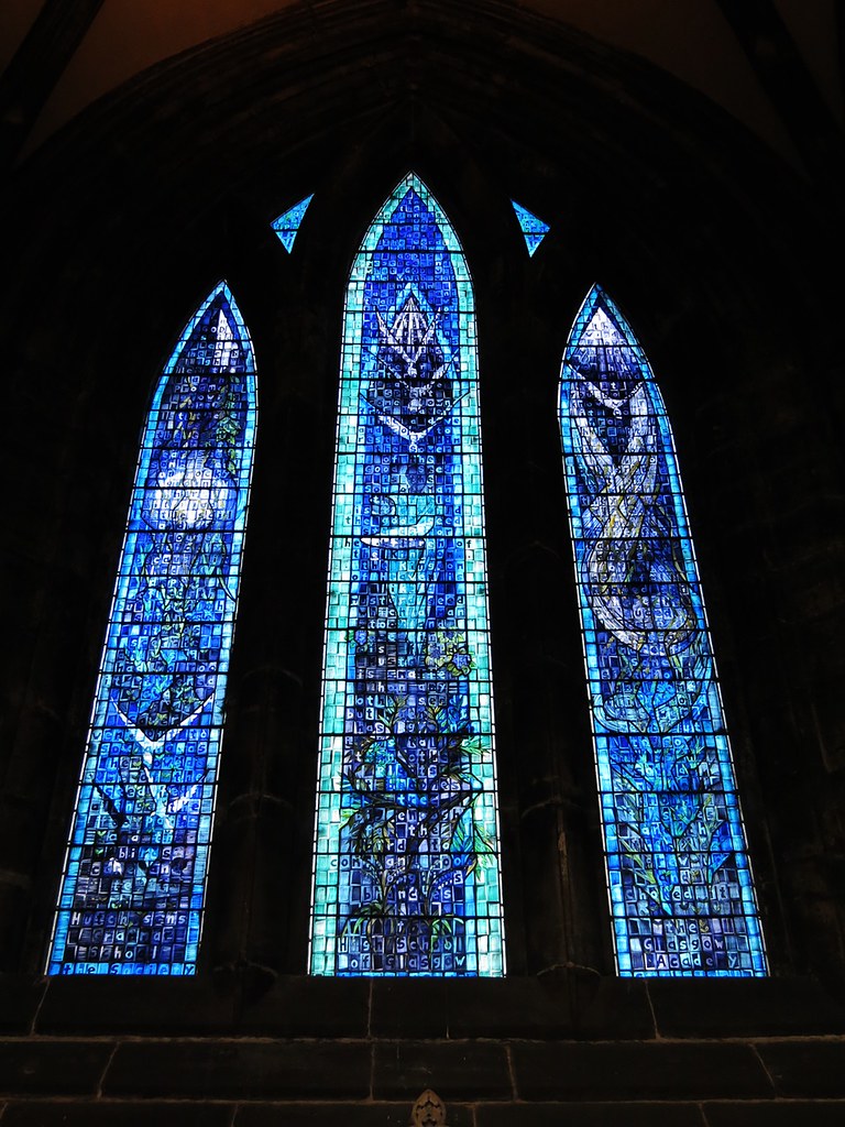 Glasgow Cathedral Stained glass Millennium window by John … Flickr