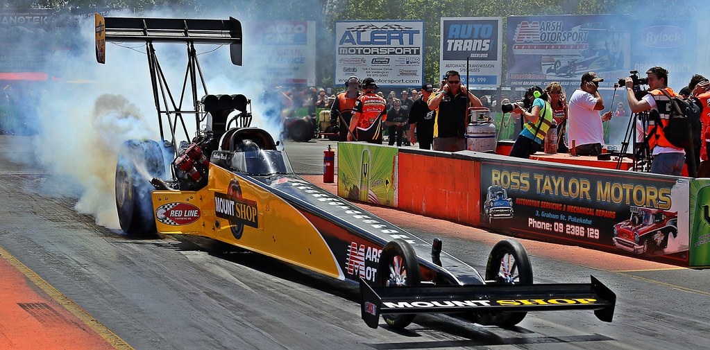 Marsh Motorsport NZ fastest Top Fuel car Lance Flickr
