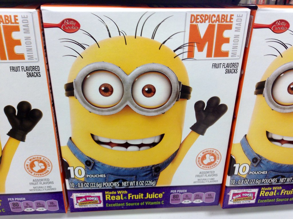 Minions Fruit Snacks, 12/2014, by Mike Mozart of TheToyCha… Flickr