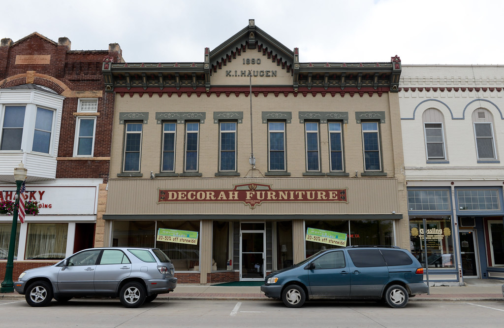 Furniture store in downtown Decorah, Iowa Blake Gumprecht Flickr