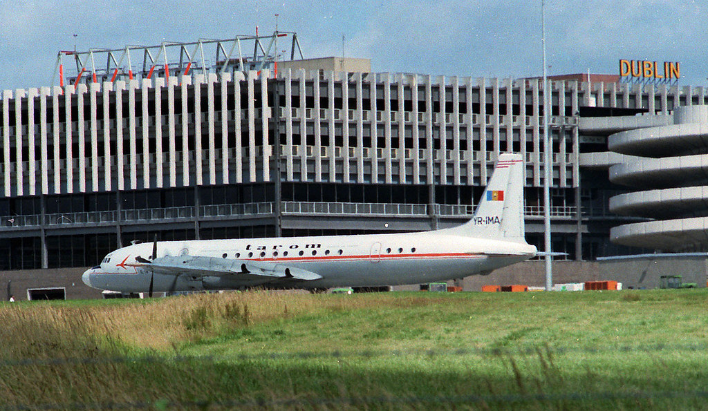 Tarom Ilyushin Il18V YRIMA Dublin Airport 18 July 1982 Flickr