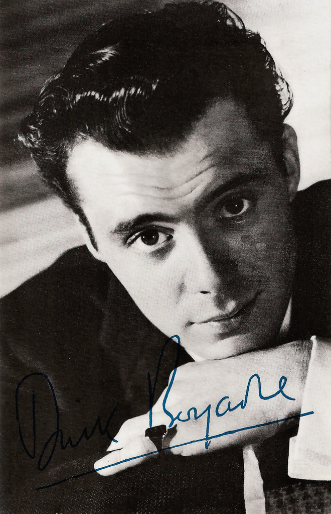 Dirk Bogarde British postcard in the Film Star Autograph P… Flickr