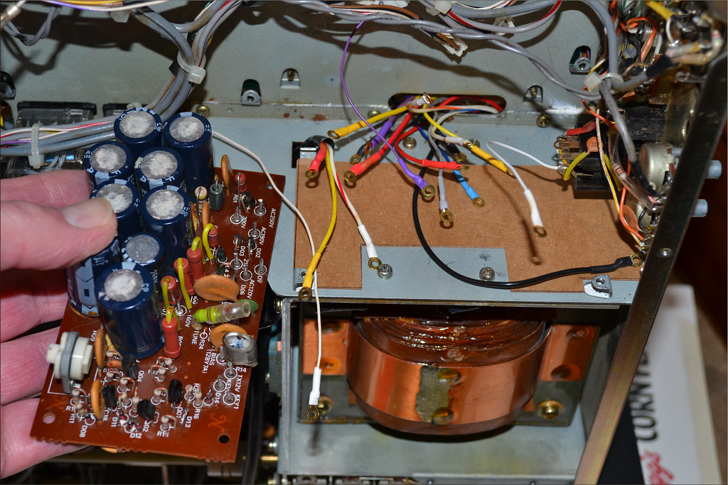 YAESU FT102 Replacing the rectifier board caps and some r… Flickr
