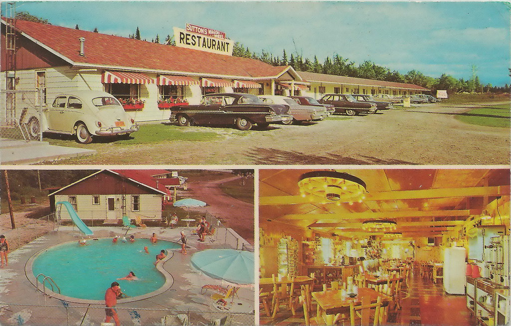 UP Saint Ignace MI 1950s GREAT CARS at SUTTONS WAGONWHEEL … Flickr