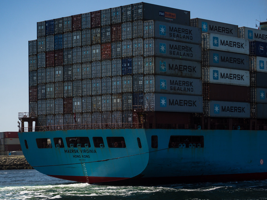 Maersk Virginia Stern The Maersk Line managed container sh… Flickr