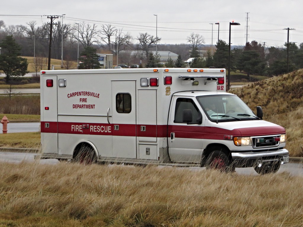 IL Carpentersville Fire Department Reserve Ambulance 92