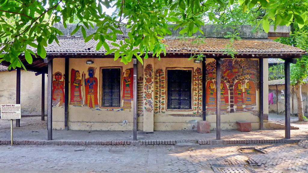 India Delhi National Crafts Museum Madhubani Paintin… Flickr