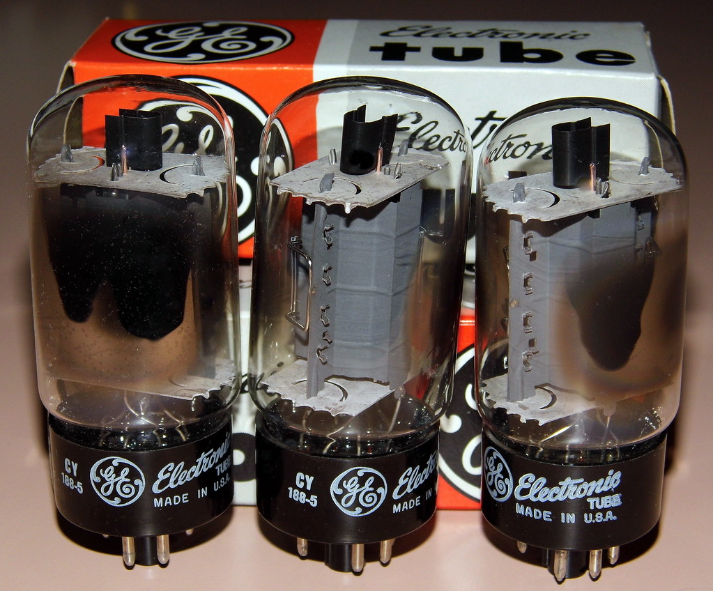 Vintage General Electric 6L6GC Vacuum Tubes, Made In USA Flickr