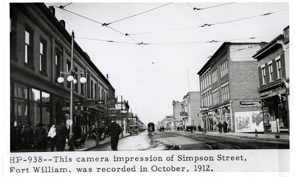 Simpson St, 1912 For more information about Thunder Bay's … Flickr