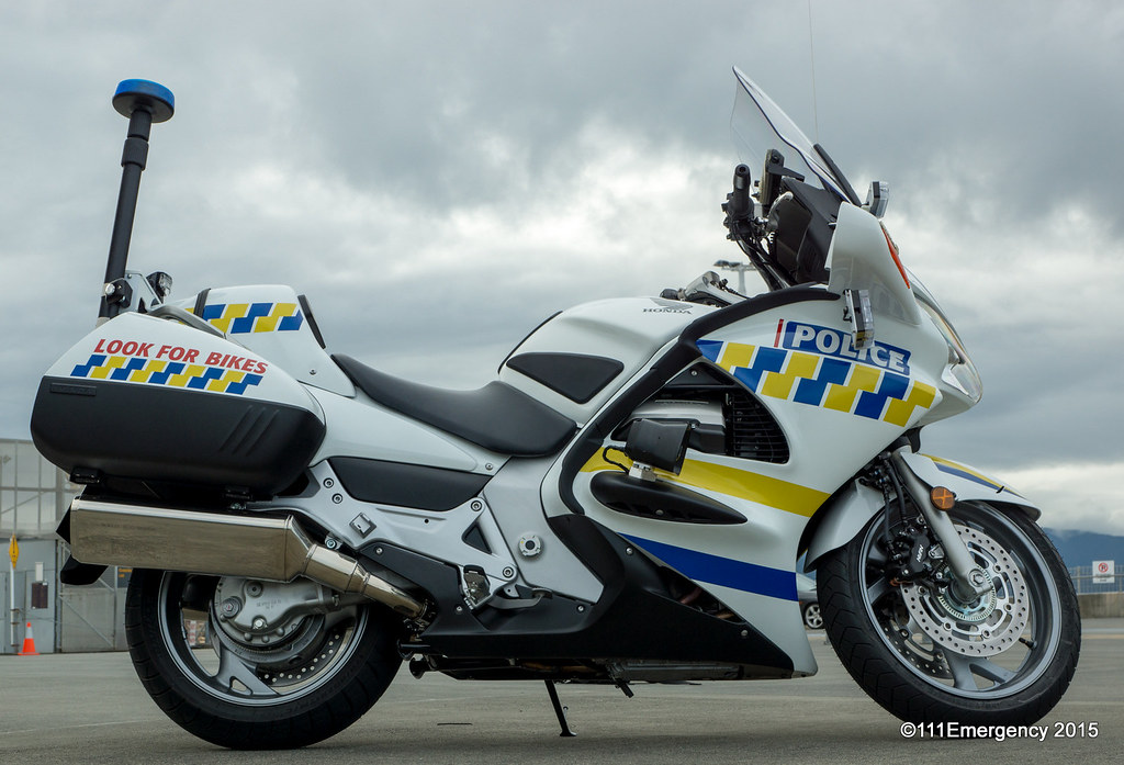 NZ Police Honda Motorcycle 111 Emergency Flickr