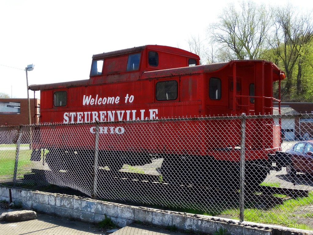 Little Red Caboose Ohio Steubenville Jefferson County e r j k