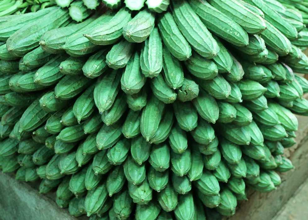 Ridge Gourds (IMG_1180ed_b2) Ridge gourds (turiya) arrange… Flickr