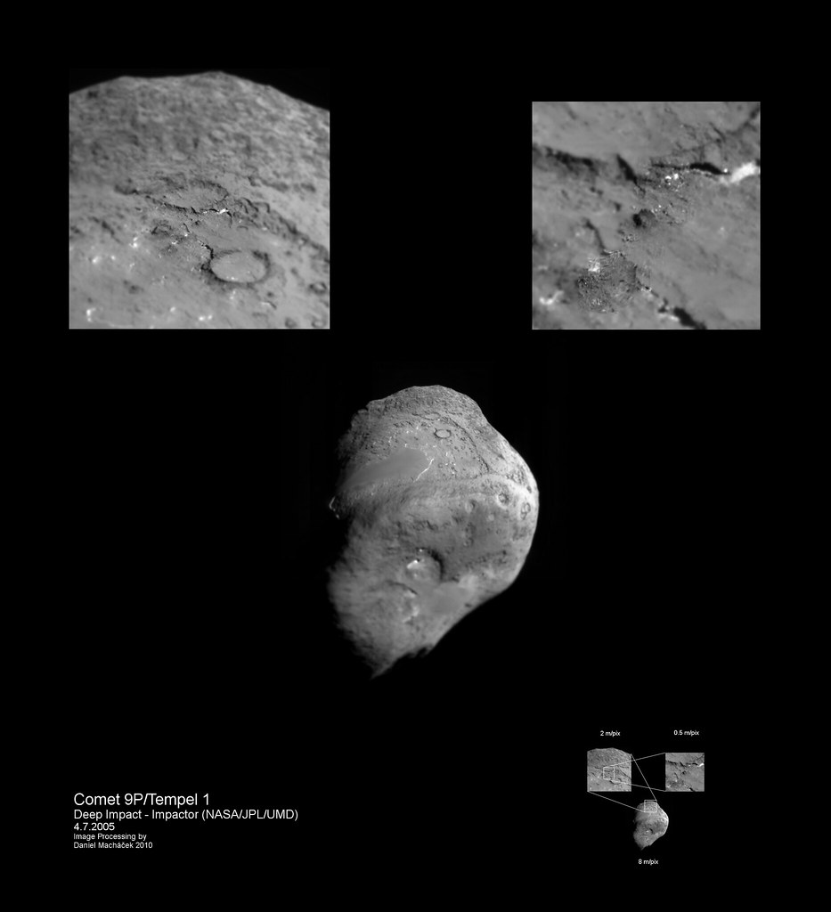 Comet Tempel 1 from the Deep Impact's Impactor Combination… Flickr