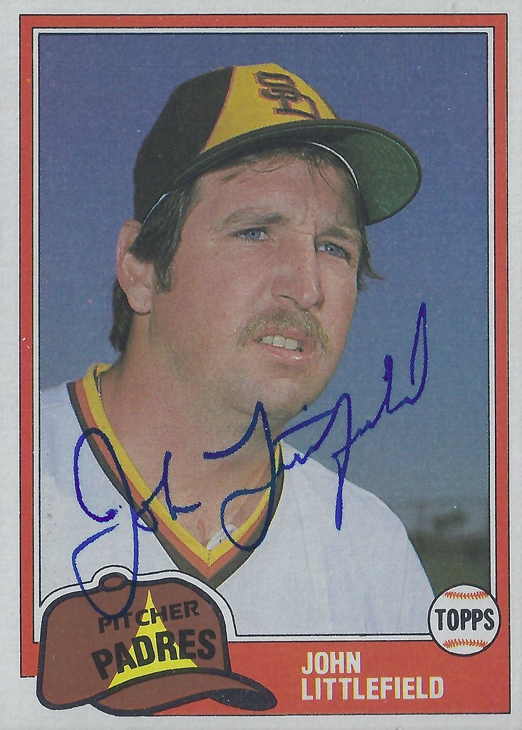 John Littlefield Autographed / Signed Baseball Cards Flickr