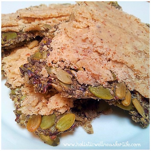 Home made almond butter and seed crackers. The cracker rec… Flickr