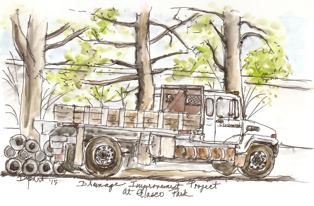 Drainage Project Truck for drainage project at Glasco Park… Flickr