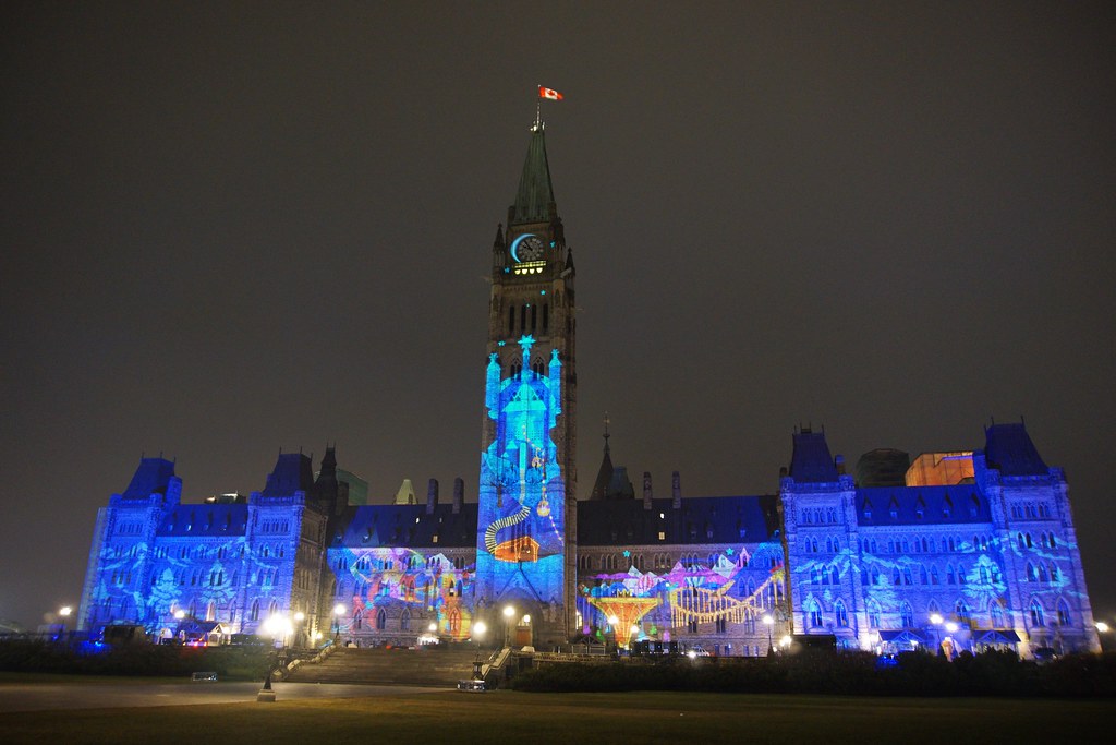 Parliament Hill Christmas Light Show 2015 M Cheung Flickr