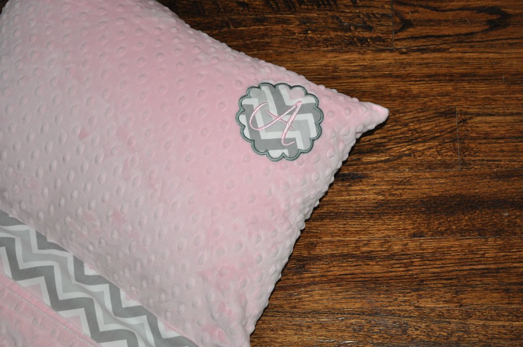 Pillow Applique Option Add a Letter Applique to a nap mat … Flickr