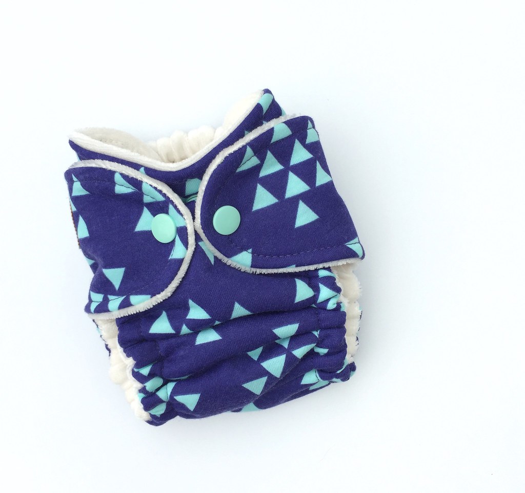 Equilateral Newborn Fitted Diaper Orange Diaper Co Flickr